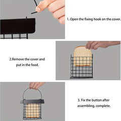 Durable Hanging Wild Bird Feeder for Garden and Patio