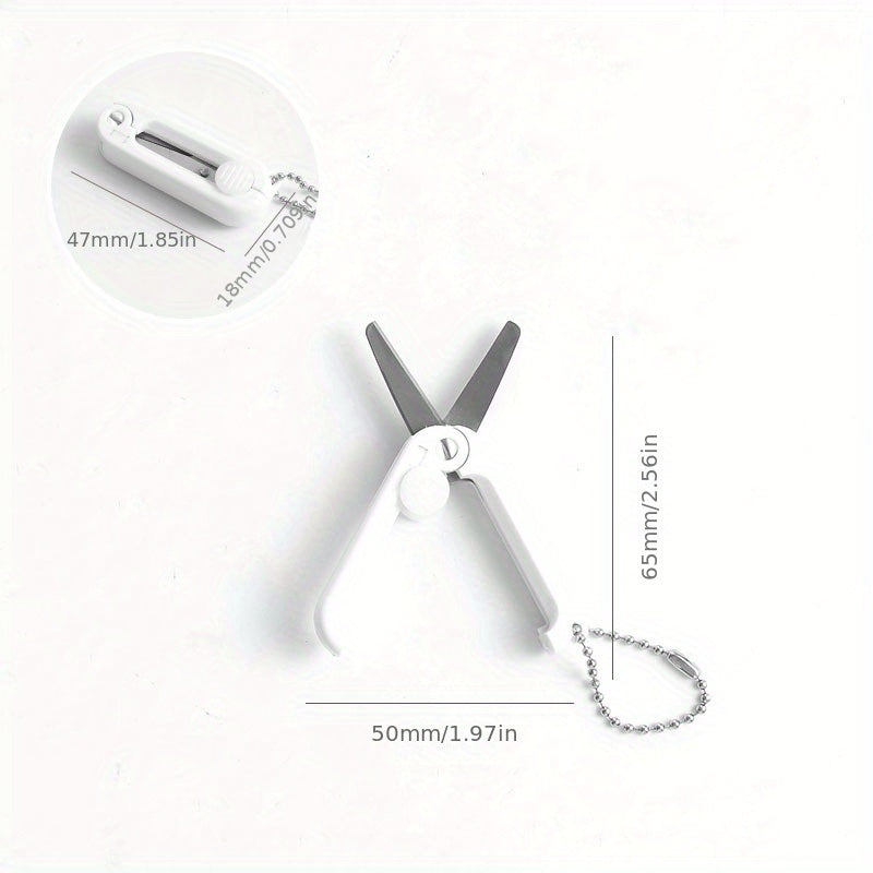 Portable Mini Scissors for Crafts Paper Cutting Travel Safe Art Supplies