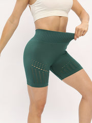 Breathable Yoga Shorts High Waist Summer Sports Running Fitness Activewear