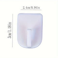 10pcs Adhesive Key Hooks Strong Weighted Mini Hooks