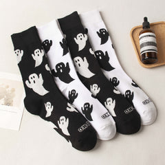 Ghost Print Comfy Socks Women's Stockings