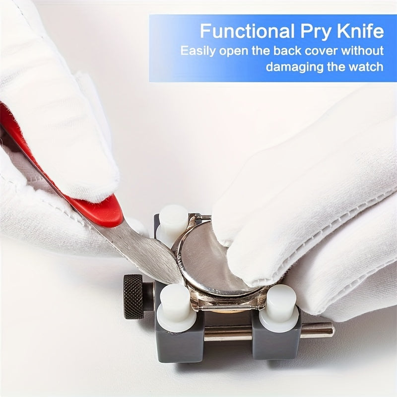 2pcs Watch Case Opener Stainless Steel Back Cover Remover Tool