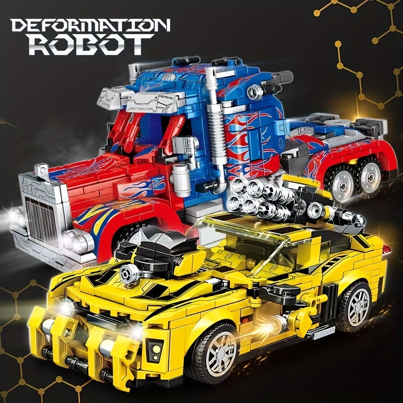 Transforming Robot Car Toy Model Action Figure For Children