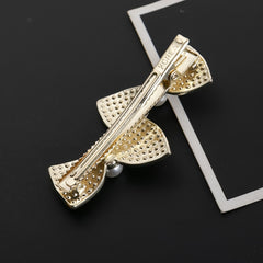 Golden Bow Hairpin Hair Clip