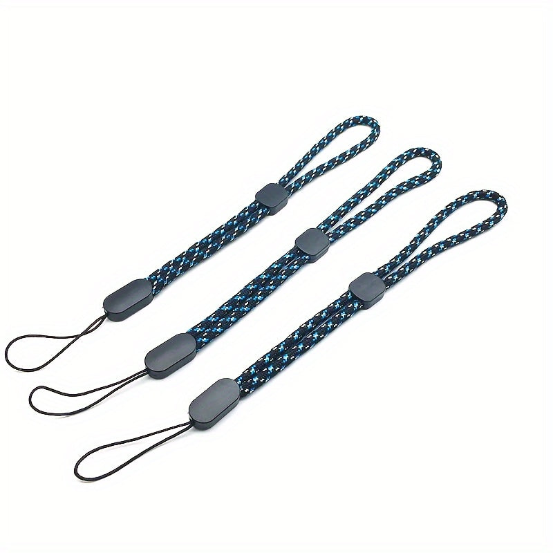 3pcs Adjustable Wrist Straps For Phones Cameras Key Chains