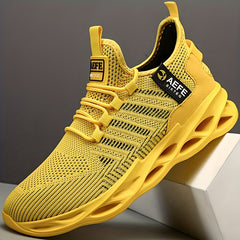 Men's Slip on Blade Sneakers with Shoelaces