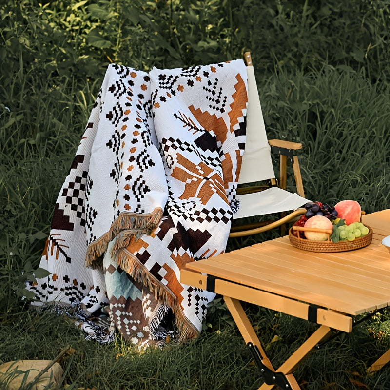 Thickened Bohemian Picnic Mat for Camping & Outdoor Activities