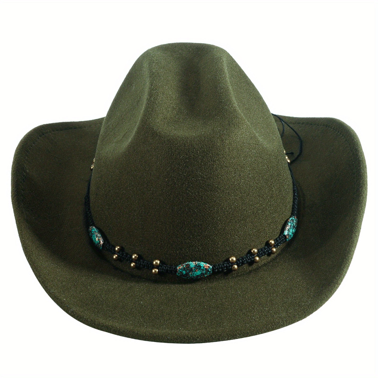 Wool Cowboy Hat Solid Sheep Felt Hat