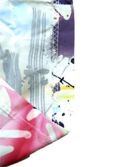 Graffiti Print Elastic Waist Shorts Casual Summer Random Print