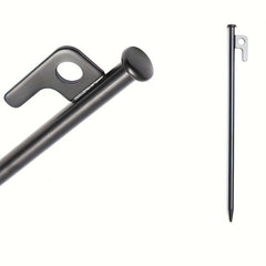 4pcs Outdoor Camping Ground Nails Steel Ground Nails for Canopy Tent Beach