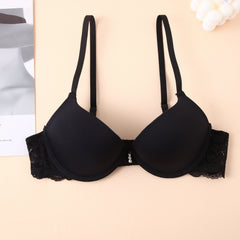 Wireless Push Up Bra Lace Splicing Soft Comfortable Women Lingerie