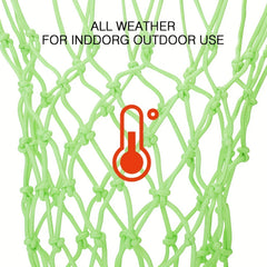 Glow in the Dark Luminous Basketball Net with 12 Hooks