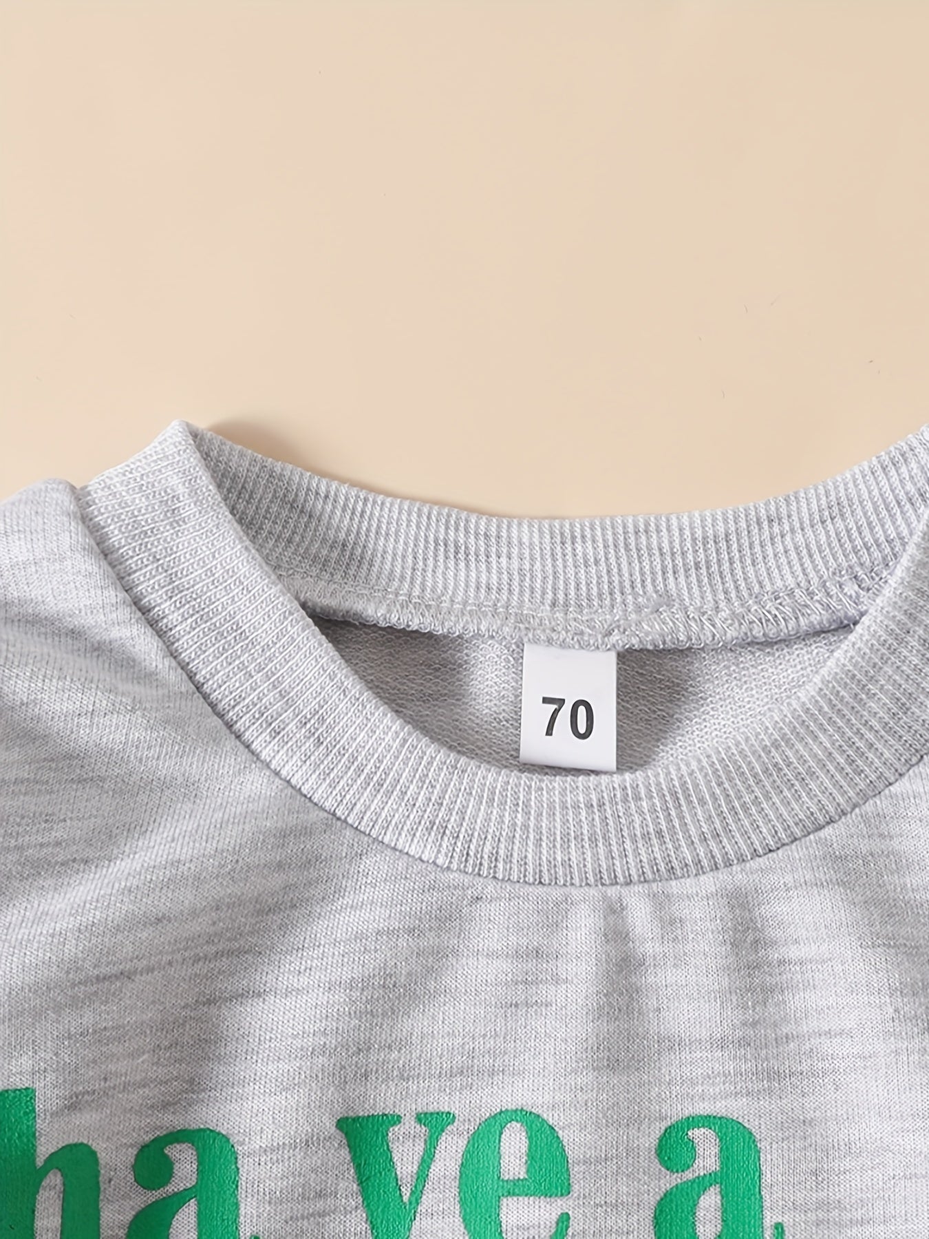 Girls Funny Letter Print Sweatshirt Long Sleeve Casual Pullover Top