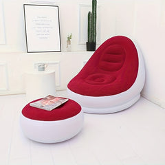 Inflatable Cushion Sofa Air Lounge Chair Bed Lazy Person Chair