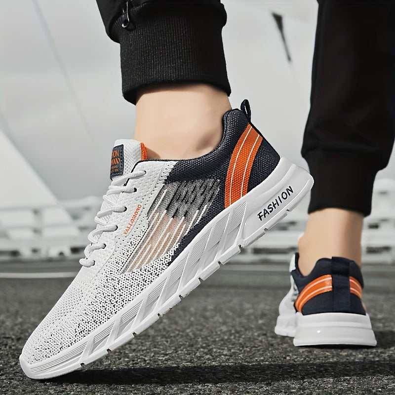 Men's Lace up Sneakers Comfortable Walking Shoes