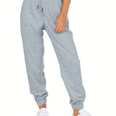 Women's Drawstring Waist Joggers Casual Pants