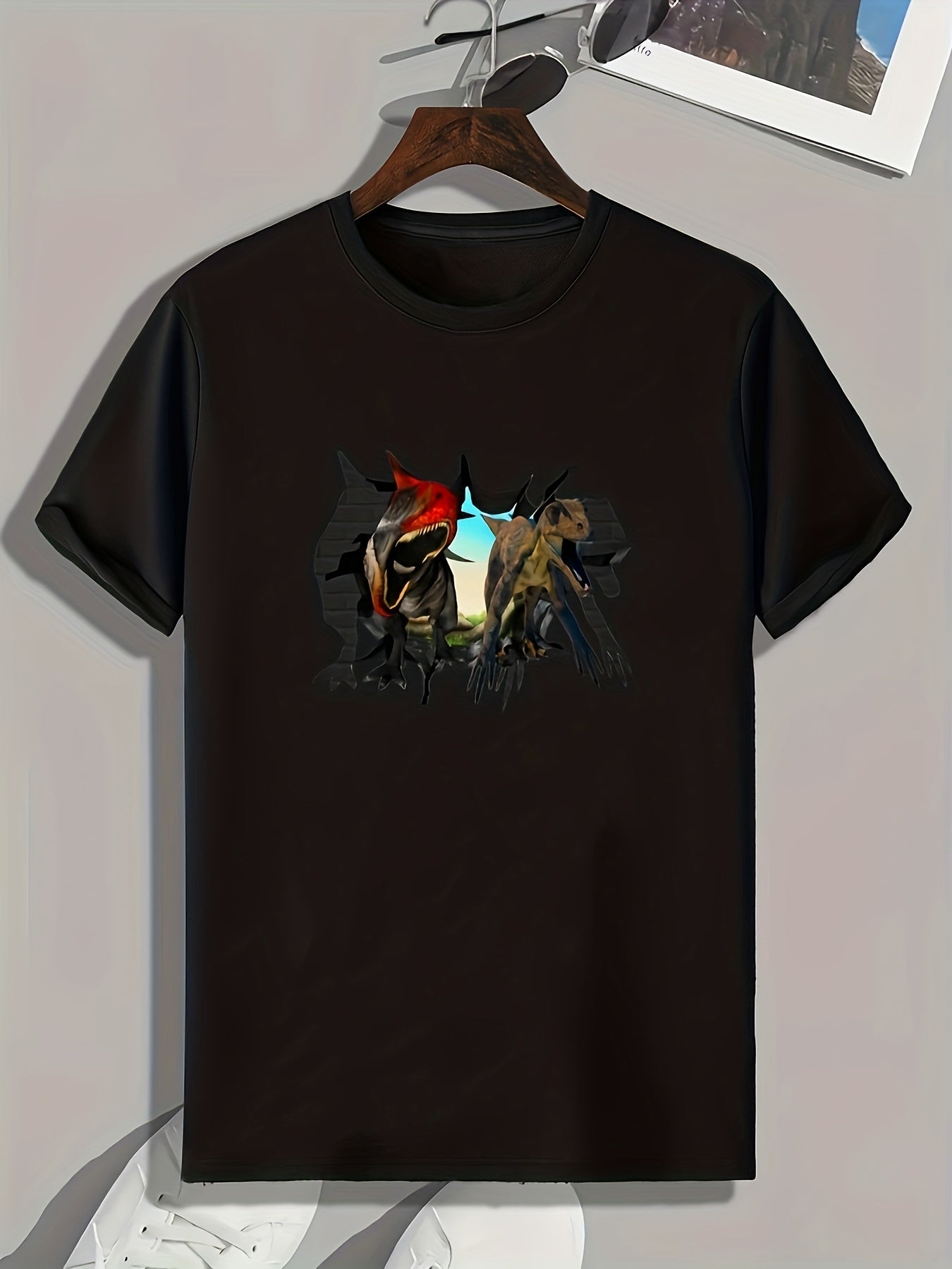 Animals 3D Print Men's Graphic Tee Casual Summer T-shirt