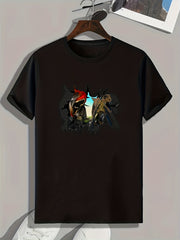 Animals 3D Print Men's Graphic Tee Casual Summer T-shirt