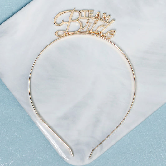 Golden Hairband Princess Tiara Wedding