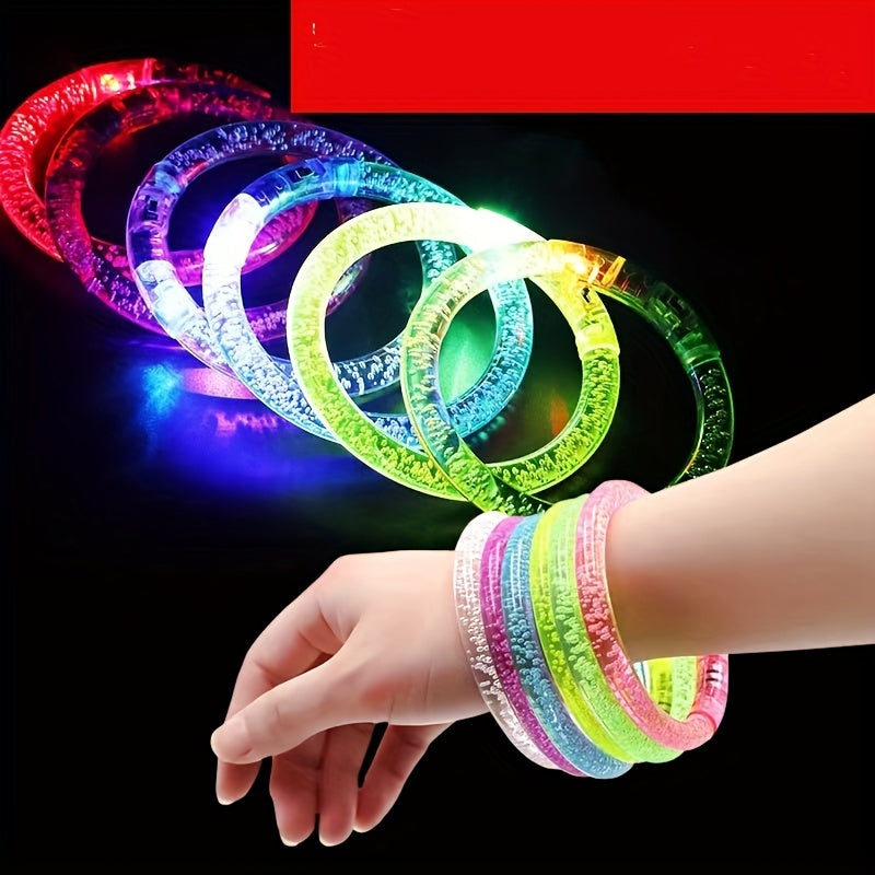 Christmas Colorful Acrylic Luminous Bracelet Fluorescent Bracelet