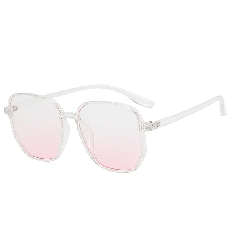 Square Casual Eyeglasses Gradient Women Driving Glasses