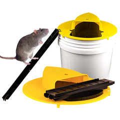 1pc Auto Reset Flip Mousetrap Catch Indoor Outdoor Trap Door Style