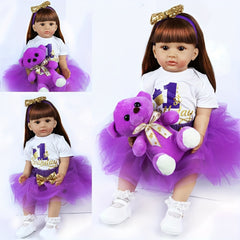 Realistic Soft Vinyl Silicone Reborn Doll Lifelike Toy