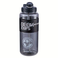 Large Capacity Sports Water Bottle With Straw