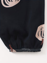 Cartoon Print Jogger Pants Casual Women's Clothing