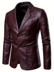 Men's PU Leather Jacket for Autumn Winter