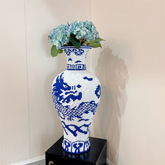 Creative Porcelain Vase Building Blocks Set - Fun Holiday & Birthday Party Game