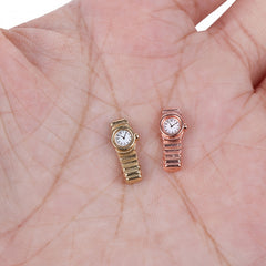 Mini Metal Watch Set for Dollhouse Decor