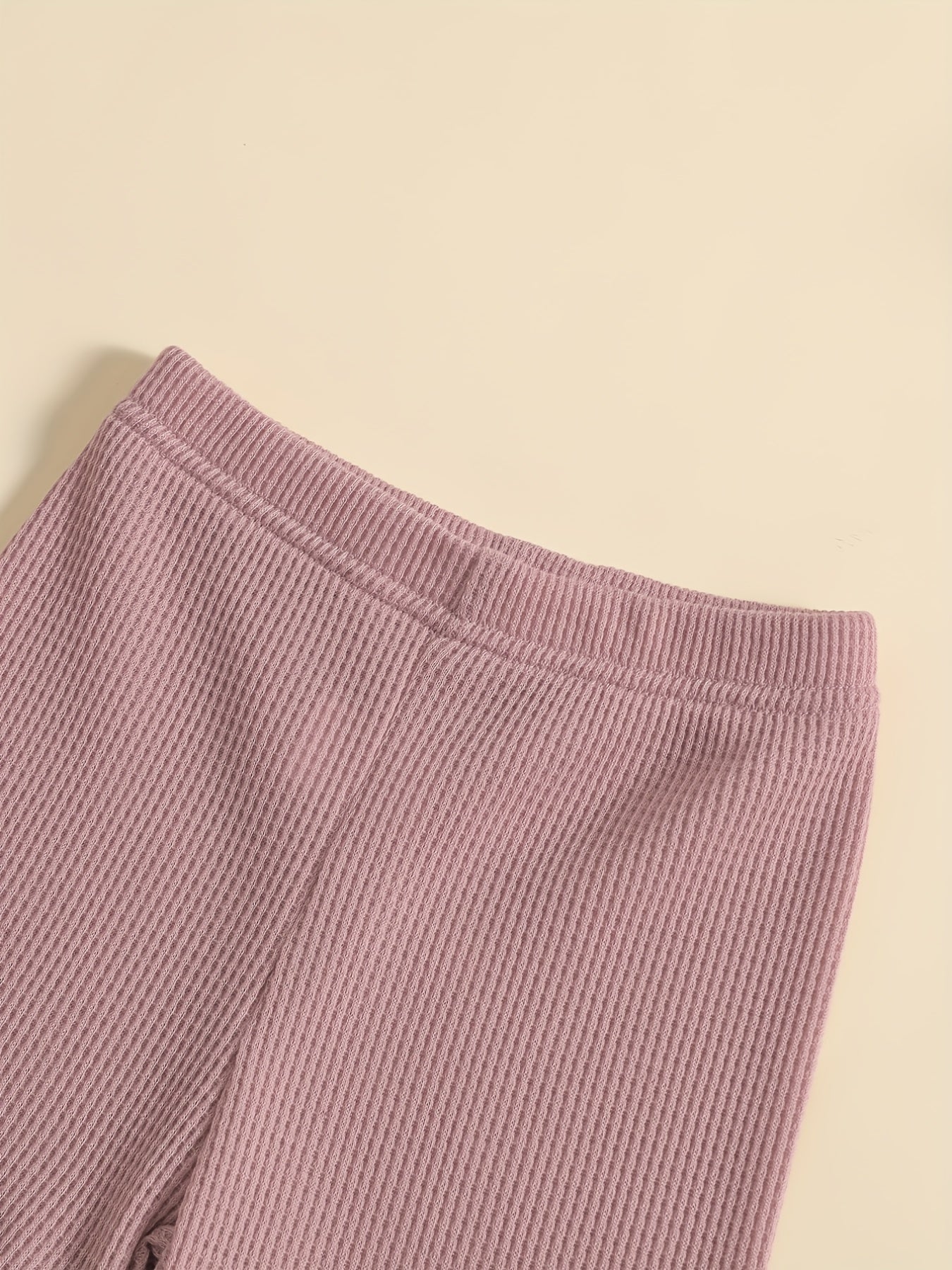 4pcs Girls Waffle Cotton Shorts Set Elastic Waist Comfy Dance Ballet Skirt Under