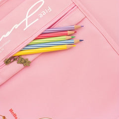 Cartoon Lightweight Large Capacity Tutoring Bag Casual Tote Bag For Girls
