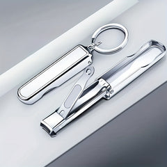 Stainless Steel Nail Clippers with Nail File - Durable Manicure Tool