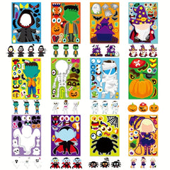 24pcs Halloween Toys Game Stickers - Halloween Party Event Gift Decoration Stick
