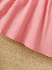 Holiday Bow Pleated Cami Dress For Toddler Baby Girls