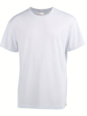 5pcs Men's Quick Drying Moisture Wicking T Shirt for Outdoor Gym Running Fitness