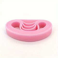 5pcs Silicone Strap Luminous Bracelet Solid Wrist Team Bracelet