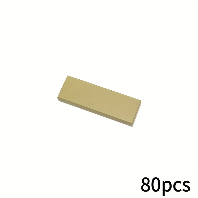 80pc 1x3 Flat Bricks for MOC Building Blocks 63864