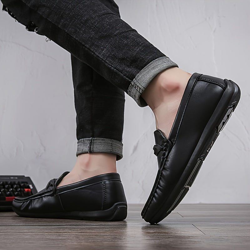 Men's Non-Slip Twist Decor Loafers