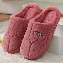 Plush Cozy House Slippers Anti skid Slip on Shoes Indoor Men Women