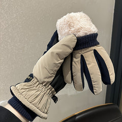 Winter Warm Riding Gloves Windproof Waterproof Coldproof Skiing Gloves
