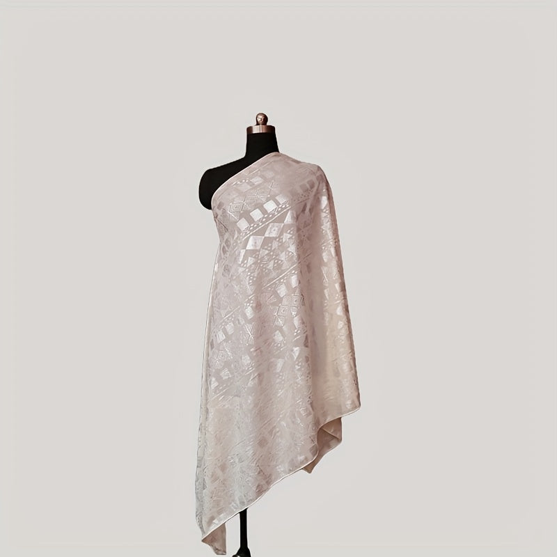 Oversized Chiffon Scarf Classic Hot Stamping Hijab Shawl Women Headscarf