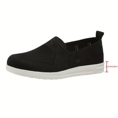 Women's Low Top Slip on Sneakers Hollow Out Casual Shoes