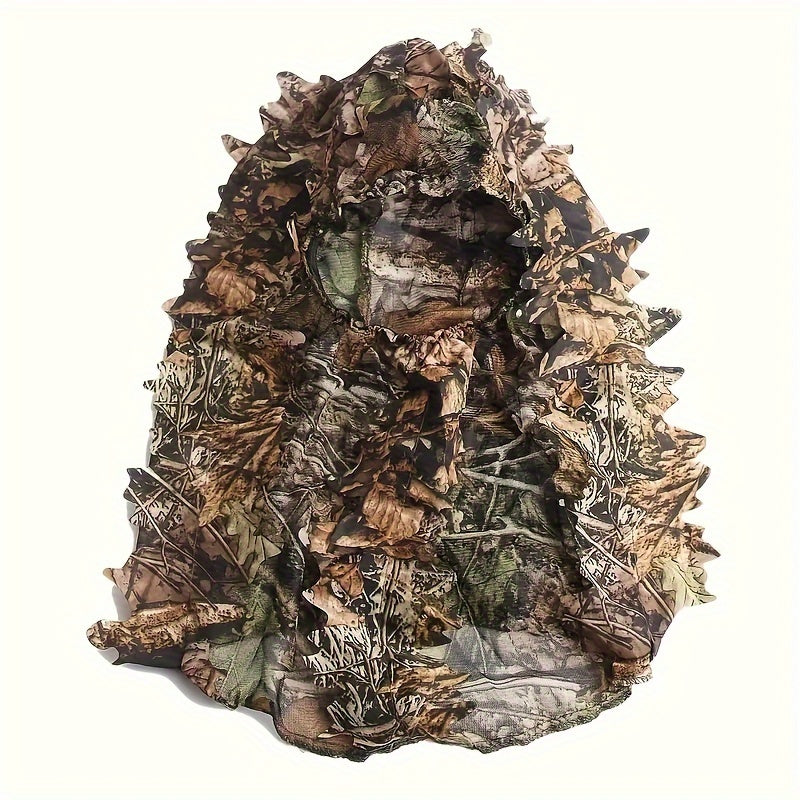 Camouflage Leaf Cover Headgear for Fishing