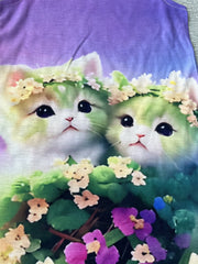 Adorable Kitten Sleeveless Dress - Perfect Birthday Gift For Girls