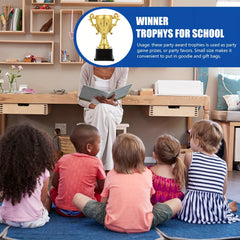 Plastic Golden Trophy for Games and Parties