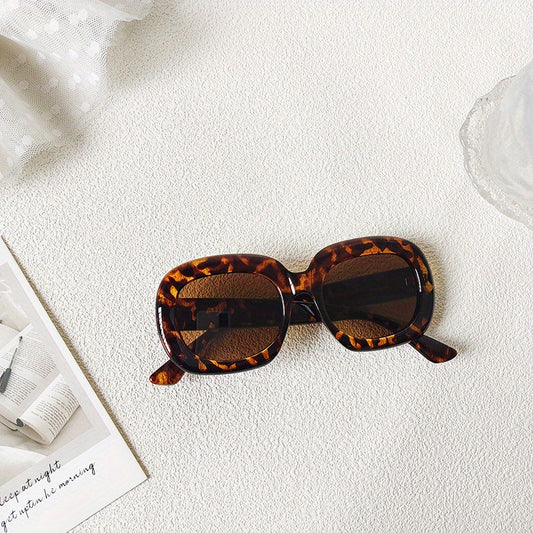 Leopard Print Sunglasses UV Protection Outdoor Travel