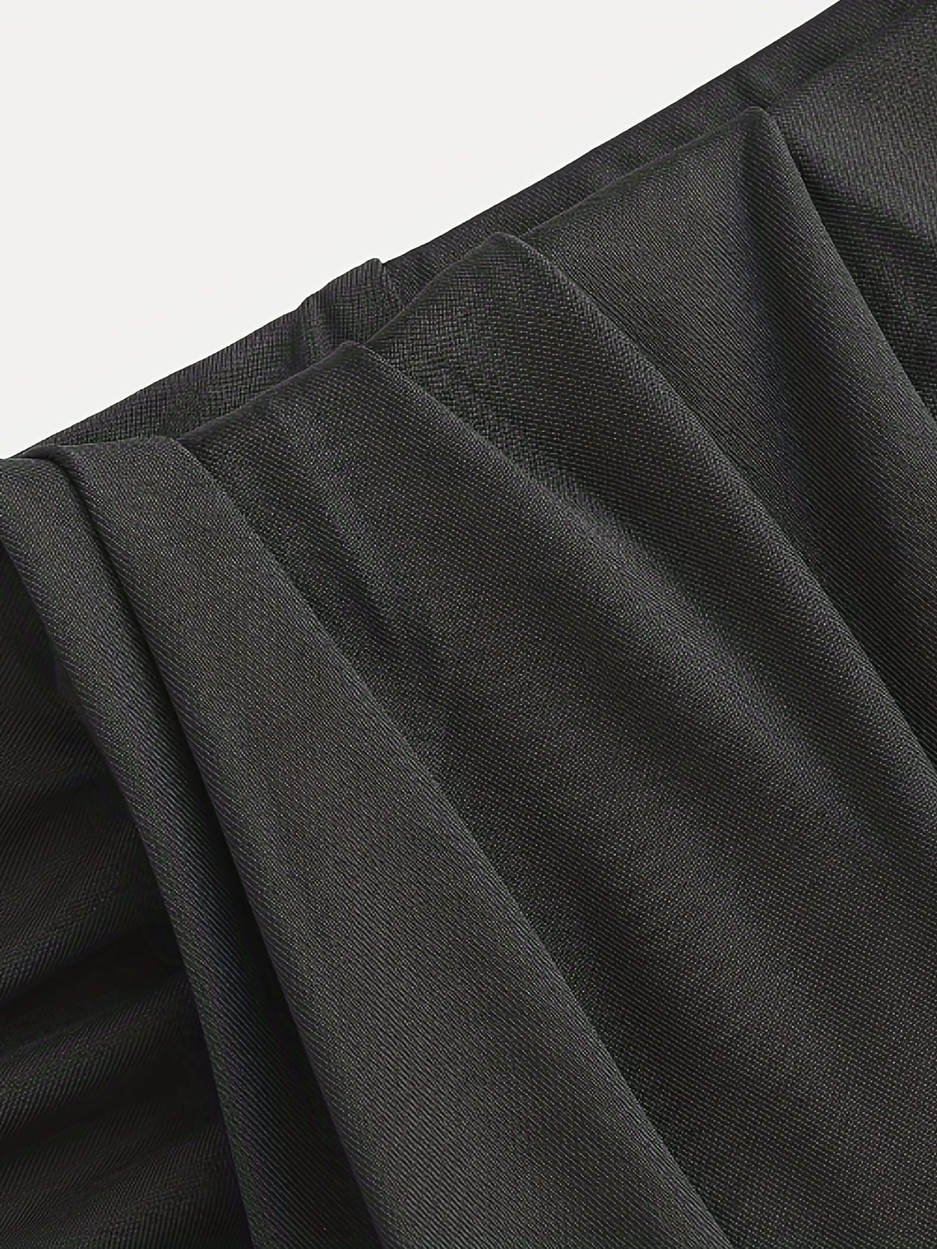 Solid Crop Tank Top & Wrap Skirt Set